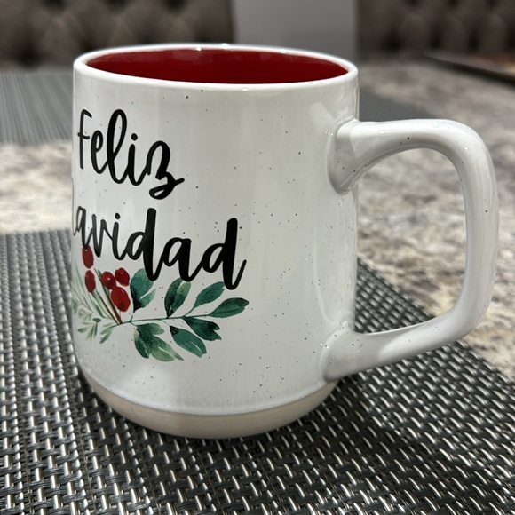 Feliz Navidad Christmas Large Coffee Tea Mug - Picture 3 of 10